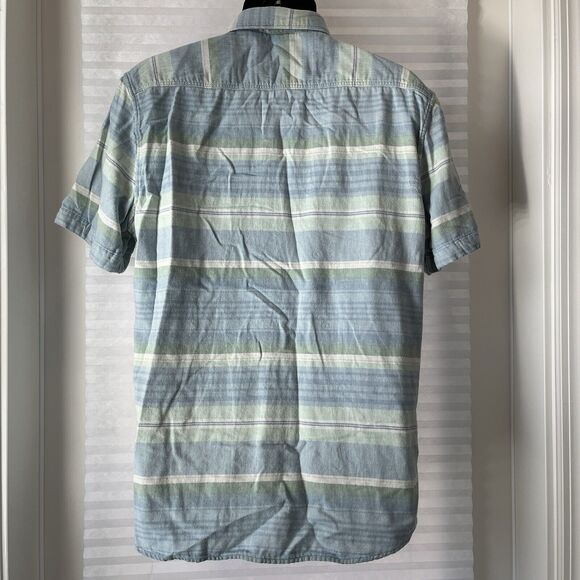 Faherty Reversible Shirt Short Sleeve 100% Cotton 2 shirts in One, Size L - Picture 6 of 11